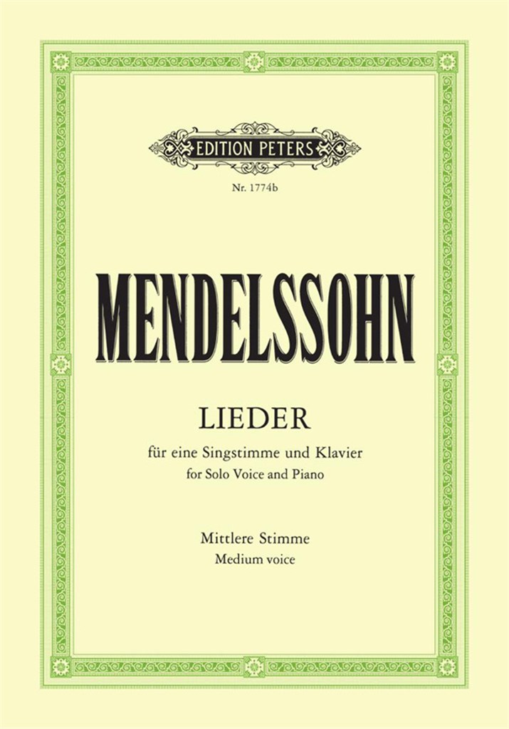 Samtliche Lieder(74) Mezzo